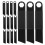 45Pcs Durable Black Flint Fire Starter Tool for Outdoor Survival 2
