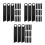 45Pcs Durable Black Flint Fire Starter Tool for Outdoor Survival 7