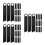 45Pcs Durable Black Flint Fire Starter Tool for Outdoor Survival 10