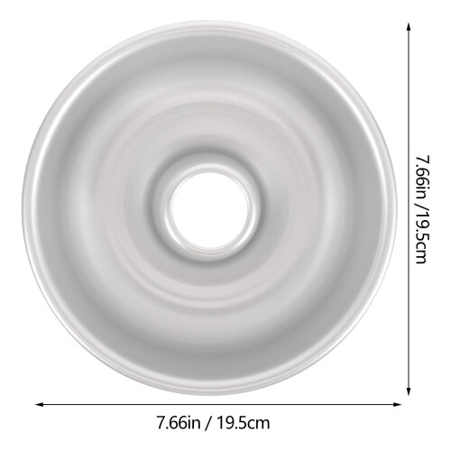 Runde Backform für Kuchen, Aluminiumlegierung, 1 Stück, Silber 1