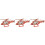 3St Rood Hout Speelgoed 3D Helikopter Decoratief 4