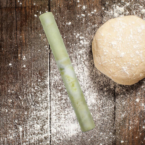 Rodillo de mármol con mango ergonómico verde 1