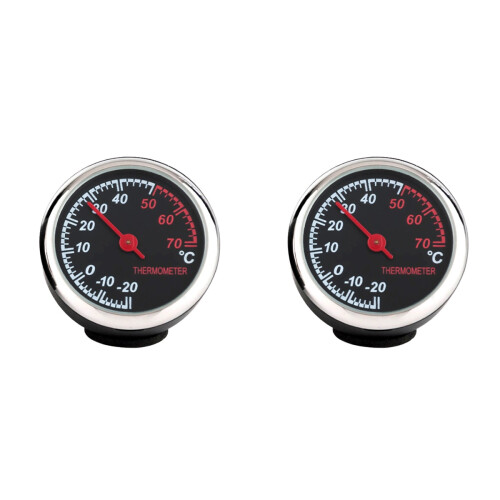 2Pièces Métal Pour Avec Thermomètre Intégré 1