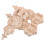 20Pcs Solid Wood Cabinet Appliques Beige Decorative Corner Onlays 2