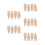 20Pcs Solid Wood Cabinet Appliques Beige Decorative Corner Onlays 10
