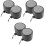 6Pièces Housses De Ventilation Polyester Pour De Jardin 5