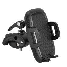 Motorcycle Phone Mount 360 Rotation Anti-Shake Quick Release Handlebar Holder for 1.97-3.54in Phones