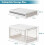 Stackable Folding Storage Bin with Lid, 15" x 11" x 8.7", 2