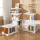 Stackable Folding Storage Bin with Lid, 15" x 11" x 8.7", 3