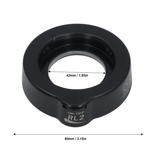 Adjustable LED Microscope Ring Light, Anti-Glare, Oil Proof, ABS 1