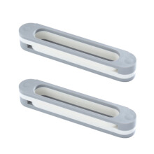 Lot de 2 étagères à chaussures 3 en 1, porte-chaussons, cintres de porte, organisateur de rangement pliable