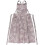 Floral Cotton Kitchen Apron with Adjustable Ties 1