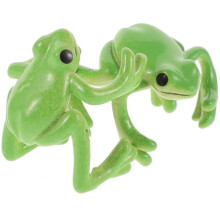 Kikkeroormanchetten voor dames, lichtgroen, 2 stuks