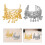 10Pièces Bracelets Métal Pour Accessoires Danse 11