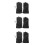 3Paren Motorhandschoenen PU Zwart, Voor Dames 7