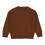 Babypullover Jungen Mädchen Einfarbiger Pullover Strickpullover Candy Base Pullover Kaffee 4 Jahre 2