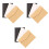 72Pcs Assorted Color Writing Letter Kraft Paper Envelopes 3