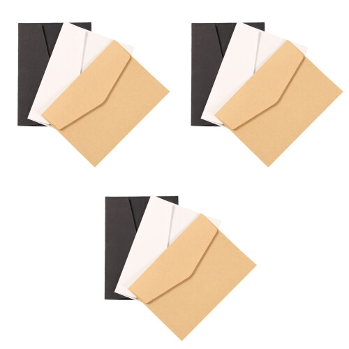 72Pcs Assorted Color Writing Letter Kraft Paper Envelopes 2