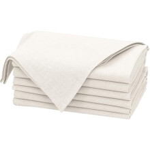 Leinen-Servietten, 6er-Set, 45 x 45 cm, Baumwoll-Leinen-Mischgewebe