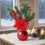 Artificial Poinsettia and Pine Cone Bouquet with Red Berries 6