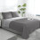 Vendbart dynesett med 2 puter/queen size-senger 1