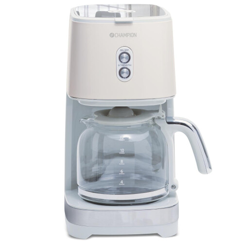 Champion Kaffemaskine 12-kopper/1,5 L KB610 Creme White Series 1