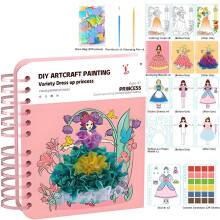 Kit de bricolage princesse pour filles avec plus de 800 accessoires et