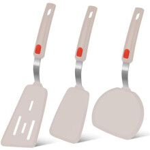 Silicone Spatula Set of 3 – Heat Resistant to 600F,