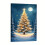 Winter Night Sky Canvas Art – Snow, Christmas Tree, Moon 1