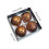 4 Pack Glass Christmas Ornaments, Irregular Ball Decor 3