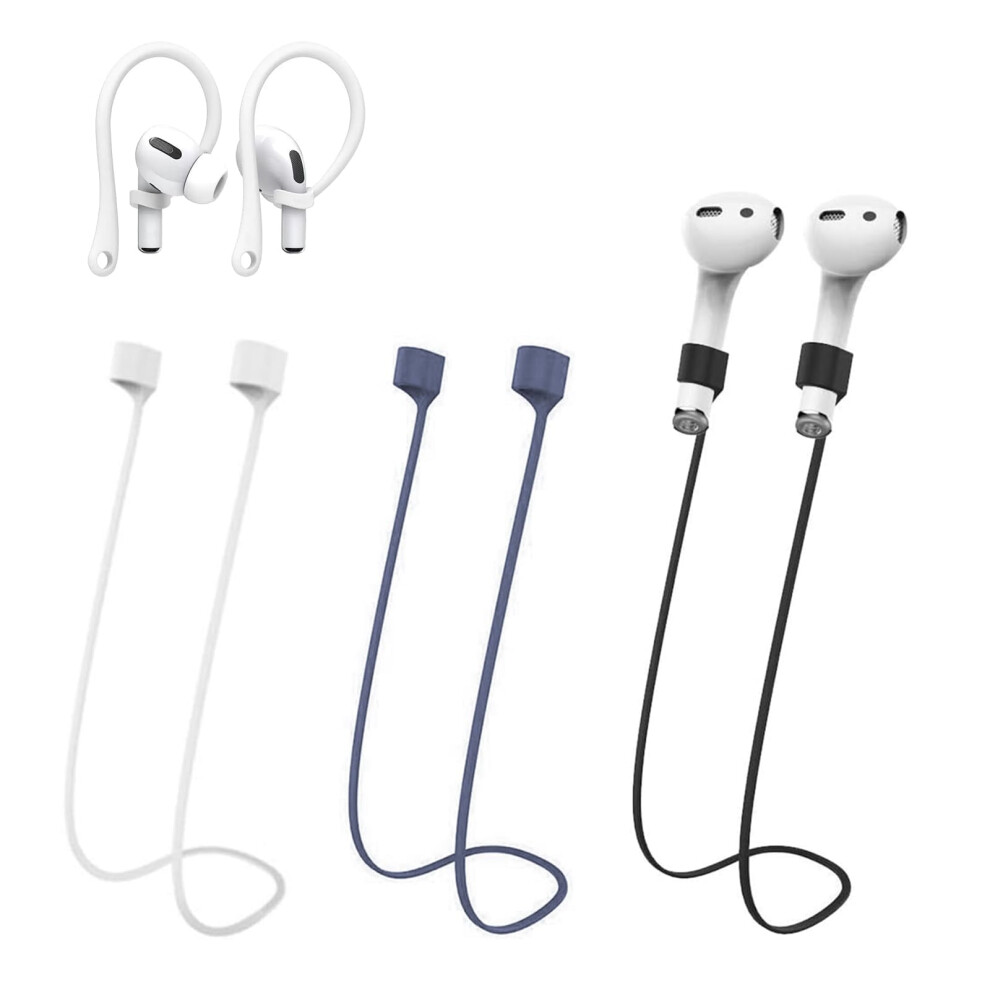 Magnetic Airpods Anti-Lost Straps Soft Silicone 4-Pack 9097180013099