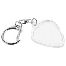 Guitar Pick Holder Keychain 1Pcs Standard Size Transparent For Music Lovers