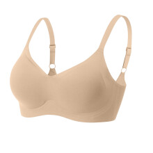 Reggiseni senza ferretto per donna, taglie forti, reggiseno in pizzo con spalline regolabili, reggiseno senza ferretto extra elastico, reggiseno