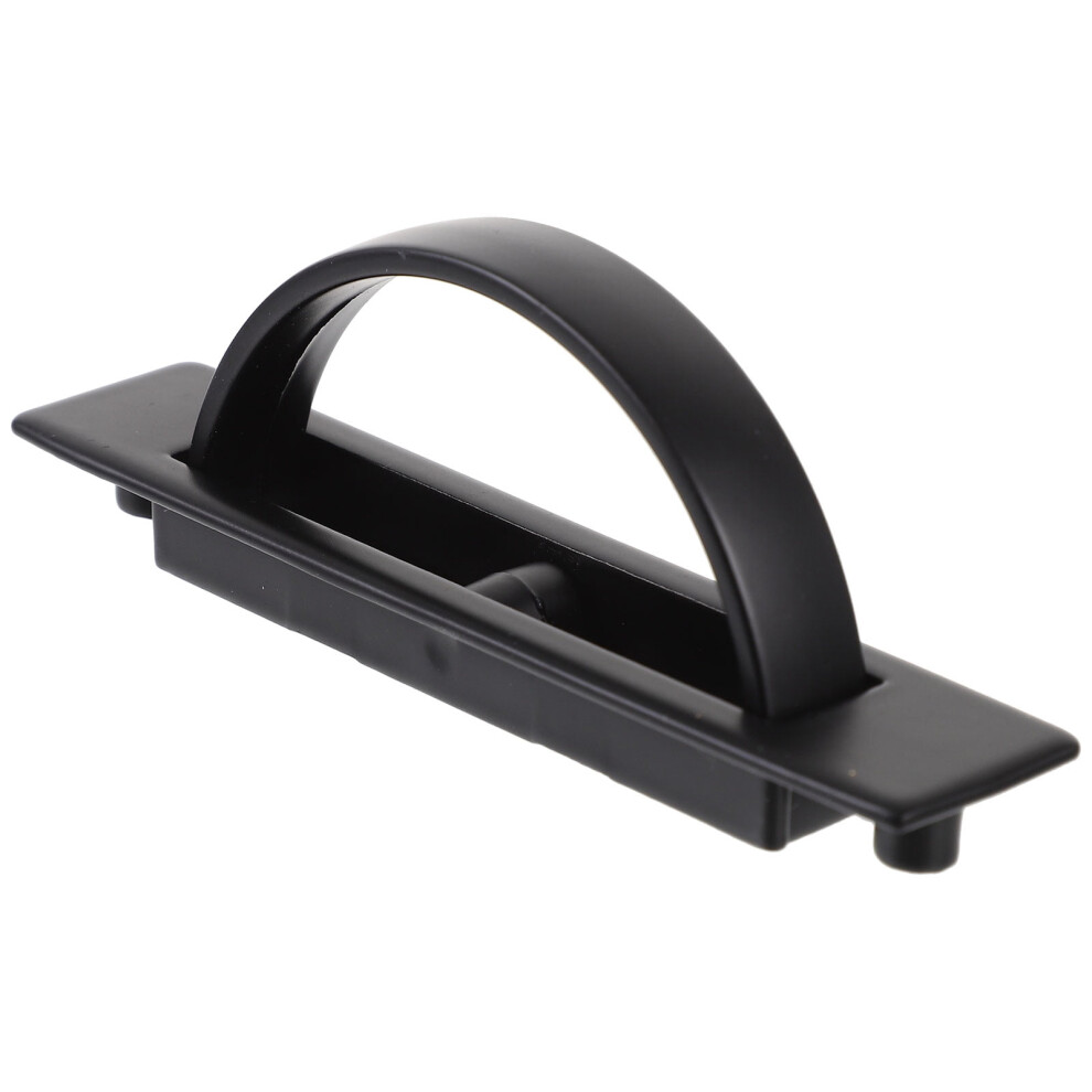 Frcolor Knobs For Drawers Concealed Pull Handles Recessed Flush Black 9555307418429