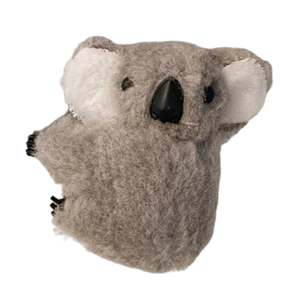 Koala Bear Plush Hairpin Gray Animal Hair Accessory