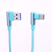 Cábla sonraí fite USB-A go USB-C glas 1m