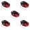 5Pièces Base Alu Rouge, Support Z1000 5