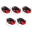 5Pièces Base Alu Rouge, Support Z1000 10