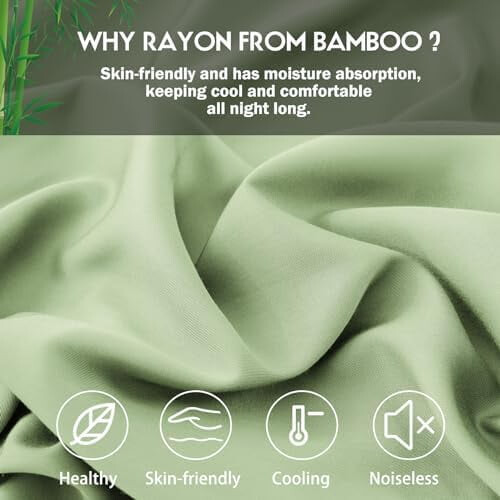 Μαξιλαροθήκες Queen Bamboo, 2 τεμάχια, δροσεροί, αναπνεύσιμοι φάκελοι 1