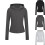 Felpa corta da donna in cotone a coste con zip 1