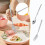 Retractable BBQ Fork Spoon – Stainless Steel, Adjustable 1