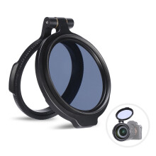R77 77mm Rapid Filter System Camera Lens ND Filter Metal Adapter Ring Universal Compatible DSLR Cameras Outdoor Indoor Aluminum Alloy