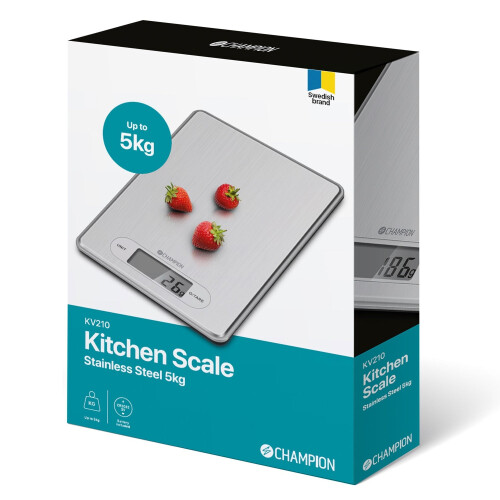 Champion Kitchen Scale Stainless 5kg KV210 2