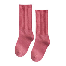 Kids Winter Thermal Knee-High Socks Pink Size 5-8 Years