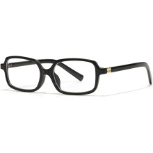 Óculos de grau femininos retangulares, sem grau.