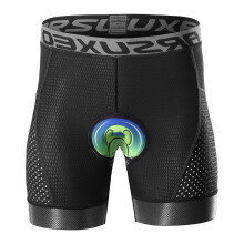 Men's 5D Padded Cycling Shorts, Compatible with MTB & Road Bikes