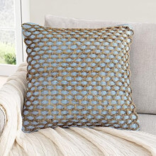 Coperta decorativa Jada, (1) Fodera per cuscino 20" x 20" con imbottitura, azzurro
