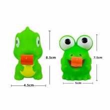 Senzorická hračka s dinosaurem Pinch Frog, 2 ks