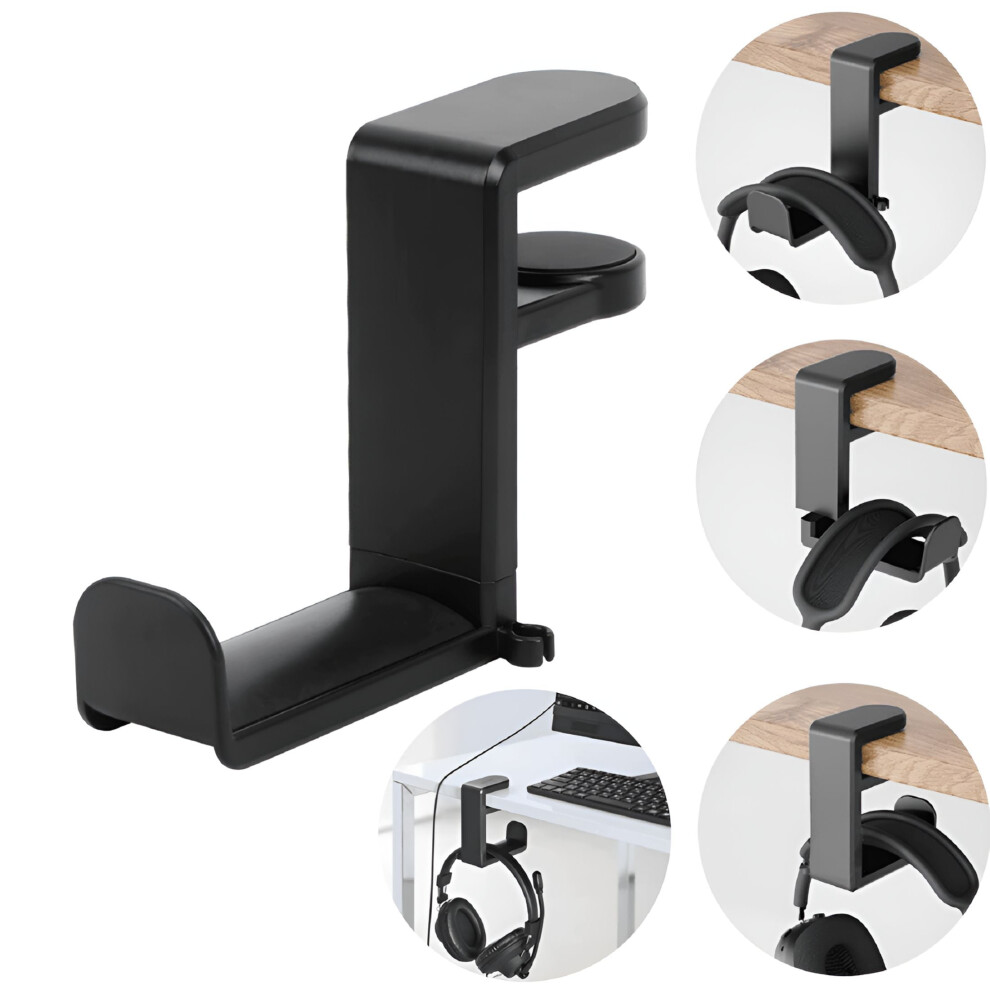 Under Desk Headphone Stand Adjustable Rotating Arm Clamp 1 9178400567780
