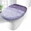 Copriwater in microfibra viola scuro 1